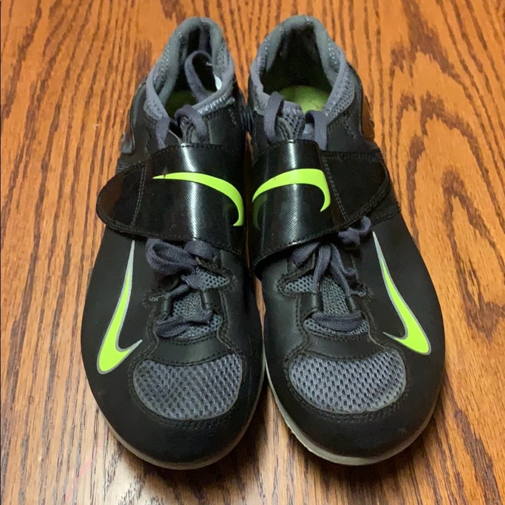 Nike pole vaulting spikes